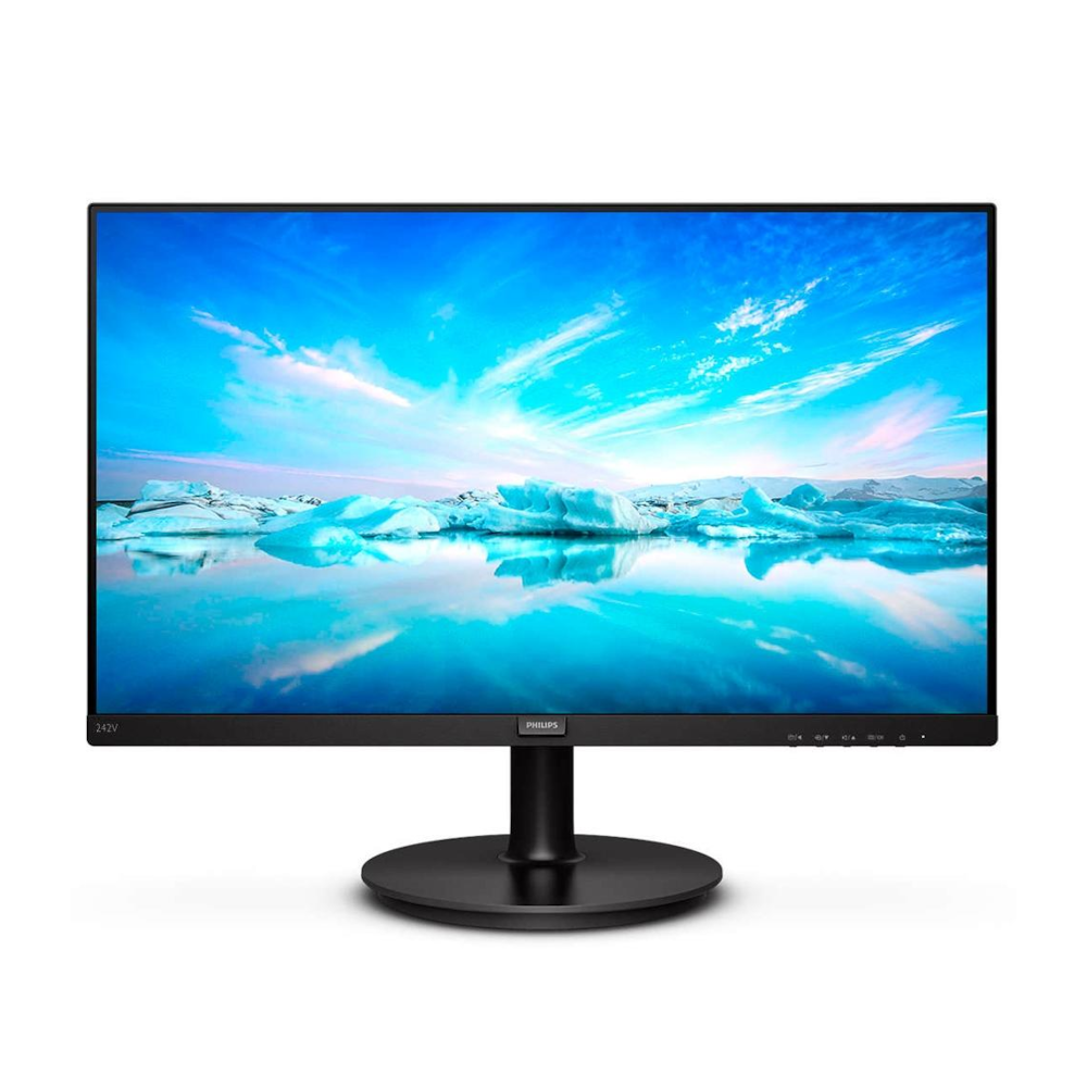 Monitor Philips 24' IPS, Full HD, HDMI/DisplayPort, VESA, Ajuste de Ângulo, Adptive Sync, Bordas Ultrafinas - 242V8A